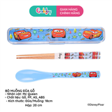 Set Đũa Muỗng Gỗ/PP DISNEY Kèm Hộp