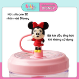 Ly Nuớc DISNEY 2 Lớp Có Ống Hút