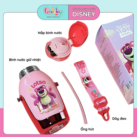 BÌNH GIỮ NHIỆT DISNEY DÂY ĐEO 450ML