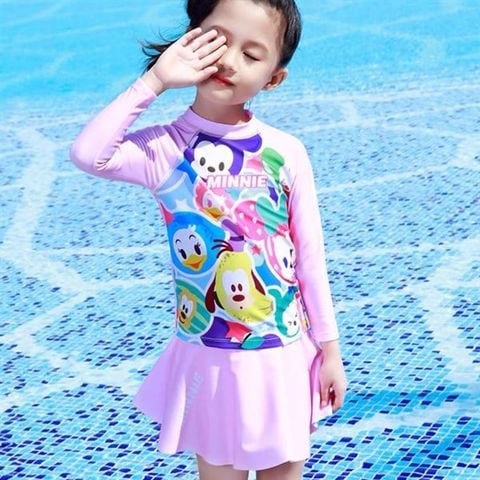 Đồ Bơi Váy Tay Dài 0043A
