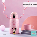 Bình Giữ Nhiệt Thay Nắp Disney 550ML