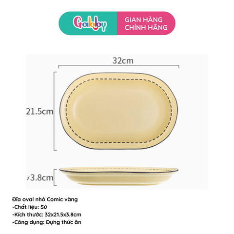 DĨA OVAL COMIC
