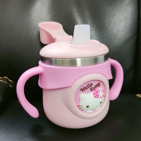 Ly Giữ Nhiệt Ống Hút Quai Cầm Disney 260ml