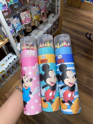 Ống Chì Màu + Gọt Bút Disney