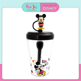 Ly Nuớc DISNEY 2 Lớp Có Ống Hút