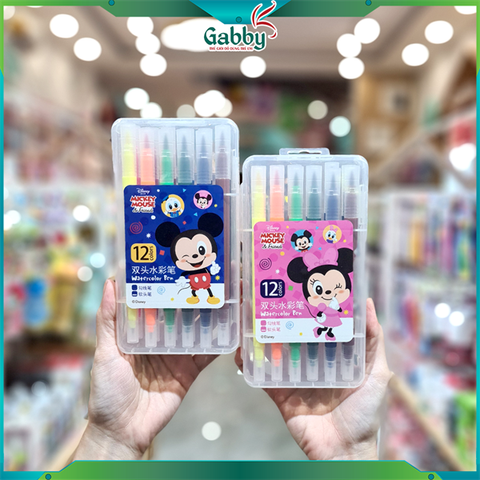 Bút Lông Màu 2 Đầu Disney - Con Dấu