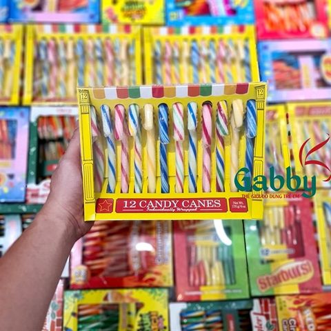 Hộp Kẹo Nến Gậy Candy Canes 12 Cây