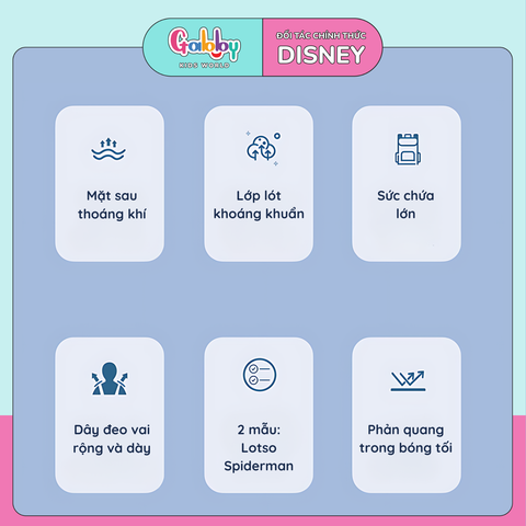 BALO ĐI HỌC DISNEY B26013