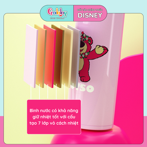 Bình Giữ Nhiệt Nút Bấm Disney 500ML