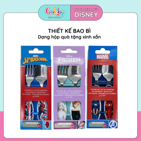 SET MUỖNG NĨA INOX DISNEY