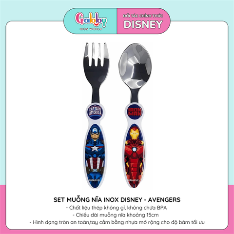 SET MUỖNG NĨA INOX DISNEY