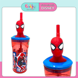 BÌNH NƯỚC DISNEY 3D ỐNG HÚT 360ML