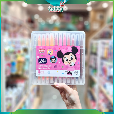 Bút Lông Màu 2 Đầu Disney - Con Dấu
