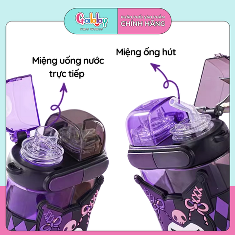 BÌNH NƯỚC DISNEY 2 NGĂN 640ML