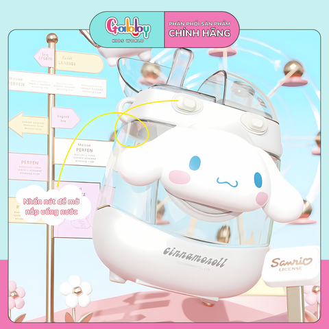 BÌNH NƯỚC SANRIO 2IN1 1000ML
