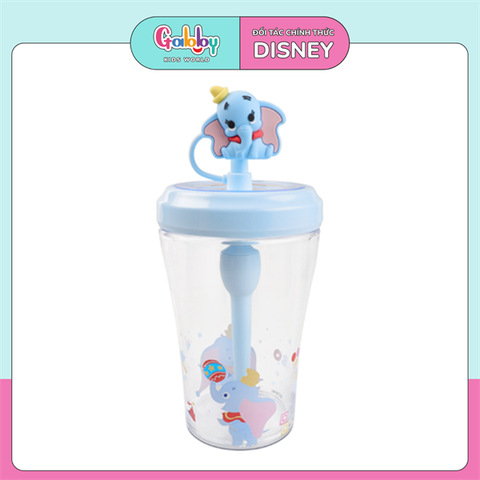 Ly Nuớc DISNEY 2 Lớp Có Ống Hút