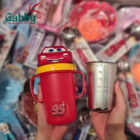 Bình Tập Uống DISNEY Inox/PP 300ML