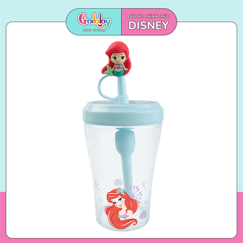 Ly Nuớc DISNEY 2 Lớp Có Ống Hút