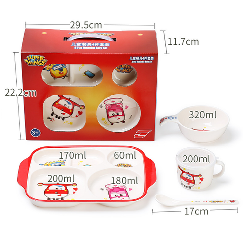 Bộ Ăn Melamin Super Wings