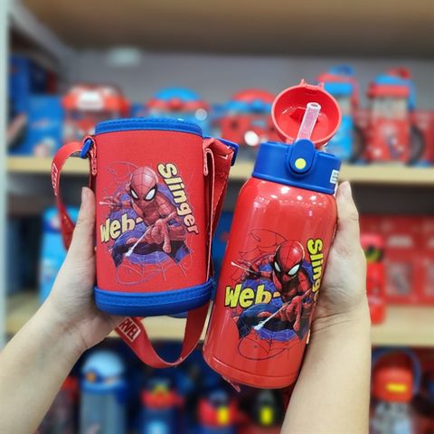 Bình Giữ Nhiệt Disney Hai Nắp Túi Đeo 650ML