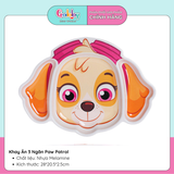 Khay Ăn Melamine Paw Patrol 3 Ngăn Chữ Nhật Thẳng