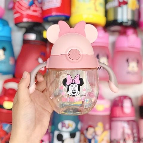 Bình Disney quai cầm lùn 350ML
