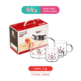 Bộ Bình Nước Kèm Ly Thủy Tinh
