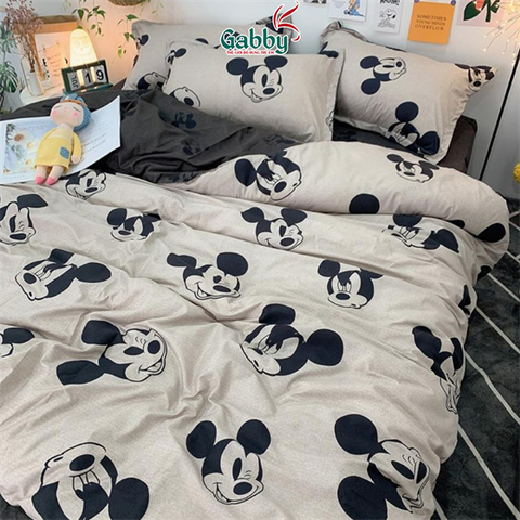 Bộ Drap Giường Gối Chăn Disney