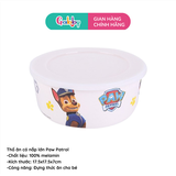Thố Ăn Melamine Paw Patrol (Nắp Nhựa) Nhỏ 15.4x15.4x6.9cm