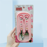 Muỗng nĩa + hộp Disney nhỏ