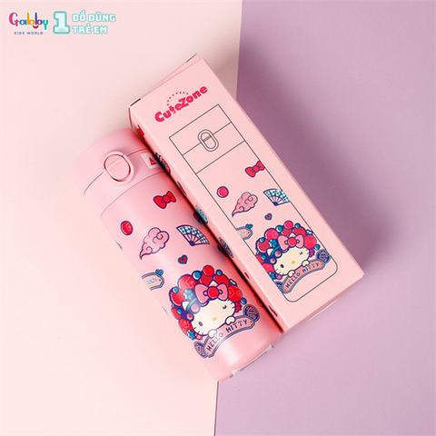 BÌNH GIỮ NHIỆT SANRIO NÚT BẤM 200ML