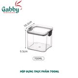Hộp Đựng Thực Phẩm (Nắp Vuông)