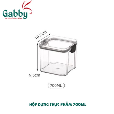 Hộp Đựng Thực Phẩm (Nắp Vuông)