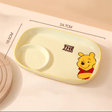 Khay sứ 2 ngăn chữ nhật Disney 24.5*18.5*3 cm