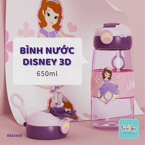 BÌNH NƯỚC DISNEY 3D 650ML