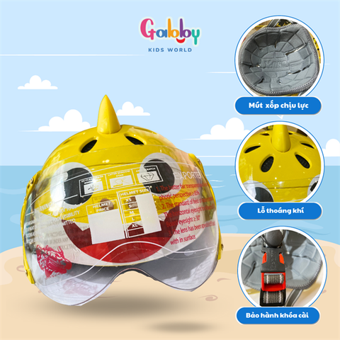 Nón Bảo Hiểm Baby Shark Có Kính