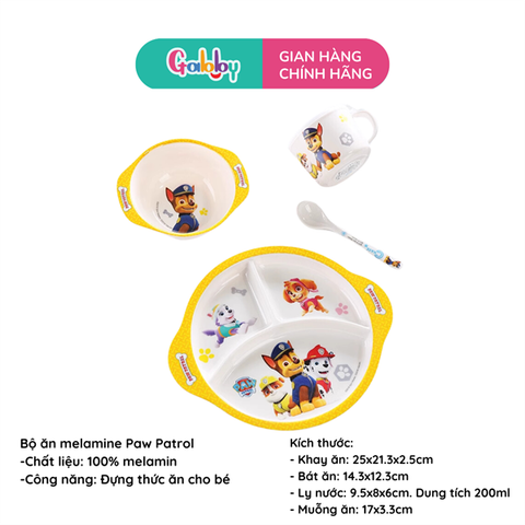 Bộ ăn Paw Patrol