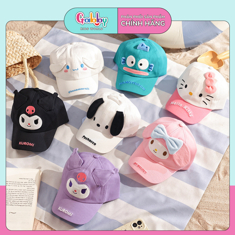 NÓN KẾT 3D CÓ TAI SANRIO