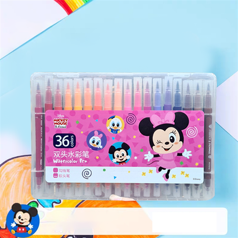Bút Lông Màu 2 Đầu Disney - Con Dấu