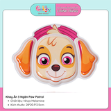Khay Ăn Melamine Paw Patrol 3 Ngăn Chữ Nhật Thẳng