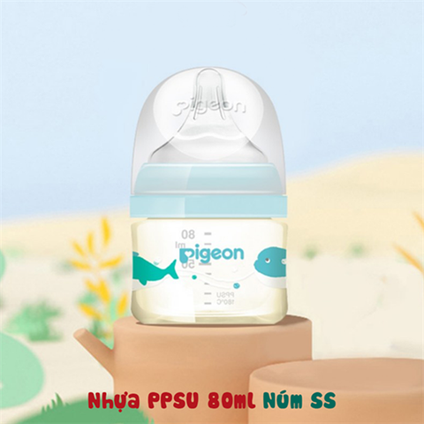 Bình PIGEON Soft Touch NĐ Trung PPSU 1+