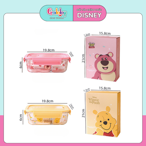 HỘP CƠM THỦY TINH DISNEY 3 NGĂN