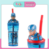 BÌNH NƯỚC DISNEY 3D ỐNG HÚT 360ML