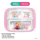 KHAY ĂN 3 NGĂN Melamin VUÔNG