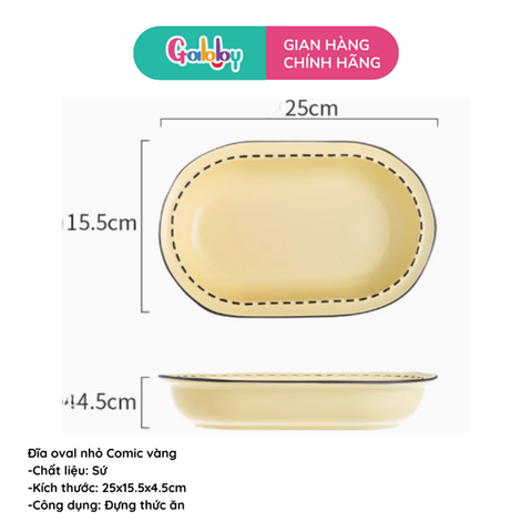 DĨA OVAL COMIC