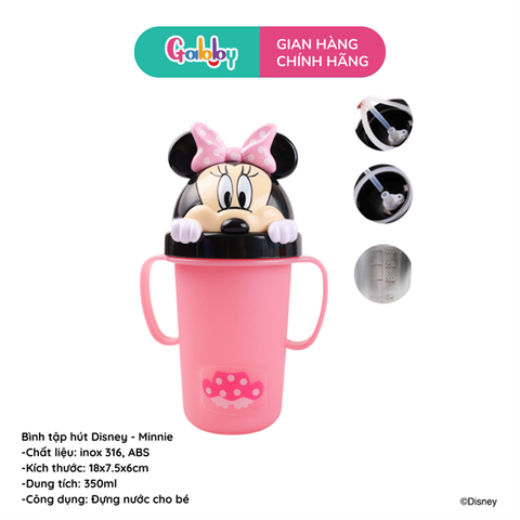 Bình Tập Uống DISNEY Inox/PP 300ML