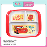 KHAY ĂN 3 NGĂN Melamin VUÔNG