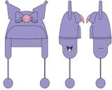 NÓN LÔNG SANRIO CỤC BÔNG