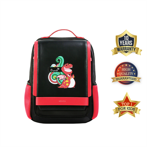 Balo Đi Học Chống Gù Onimal Khủng Long (Đen)