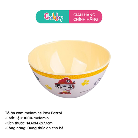 Bát Ăn Melamine Paw Patrol Bát Cơm Nhỏ
